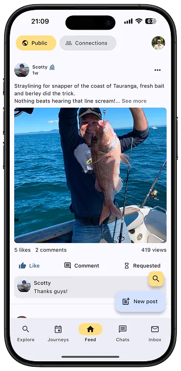 Feed screenshot