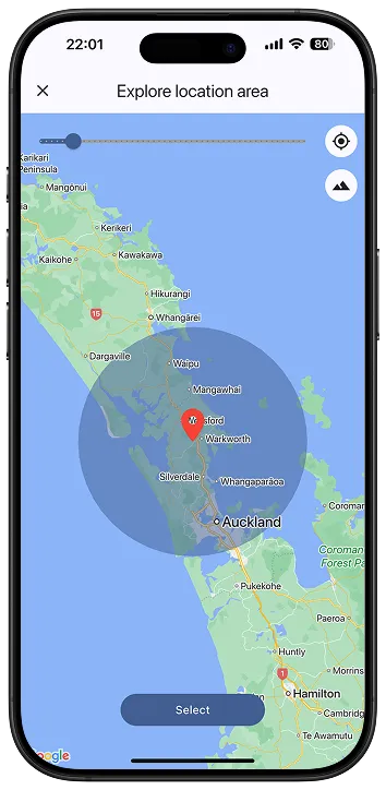 Map screenshot