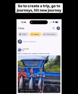 Create a trip video thumbnail